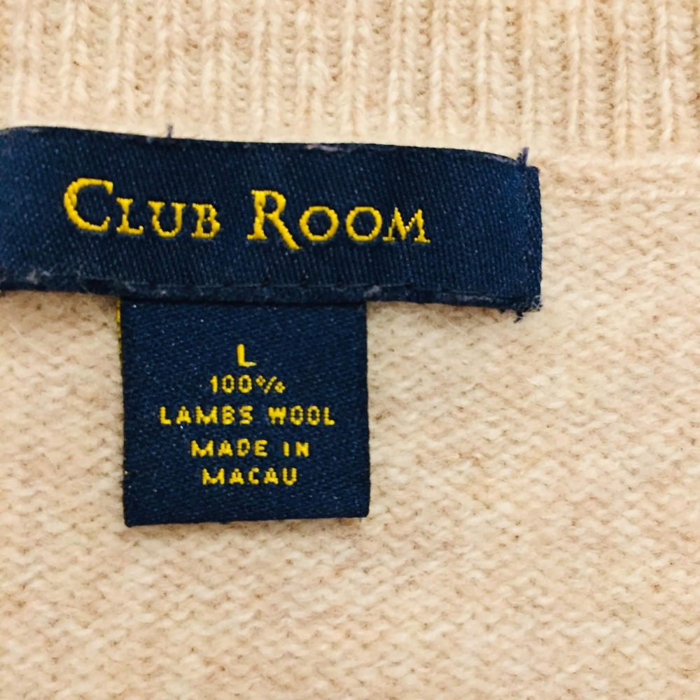 CLUB ROOM, Sweater, 100%wool.Super confortable, - Picture 2 of 7
